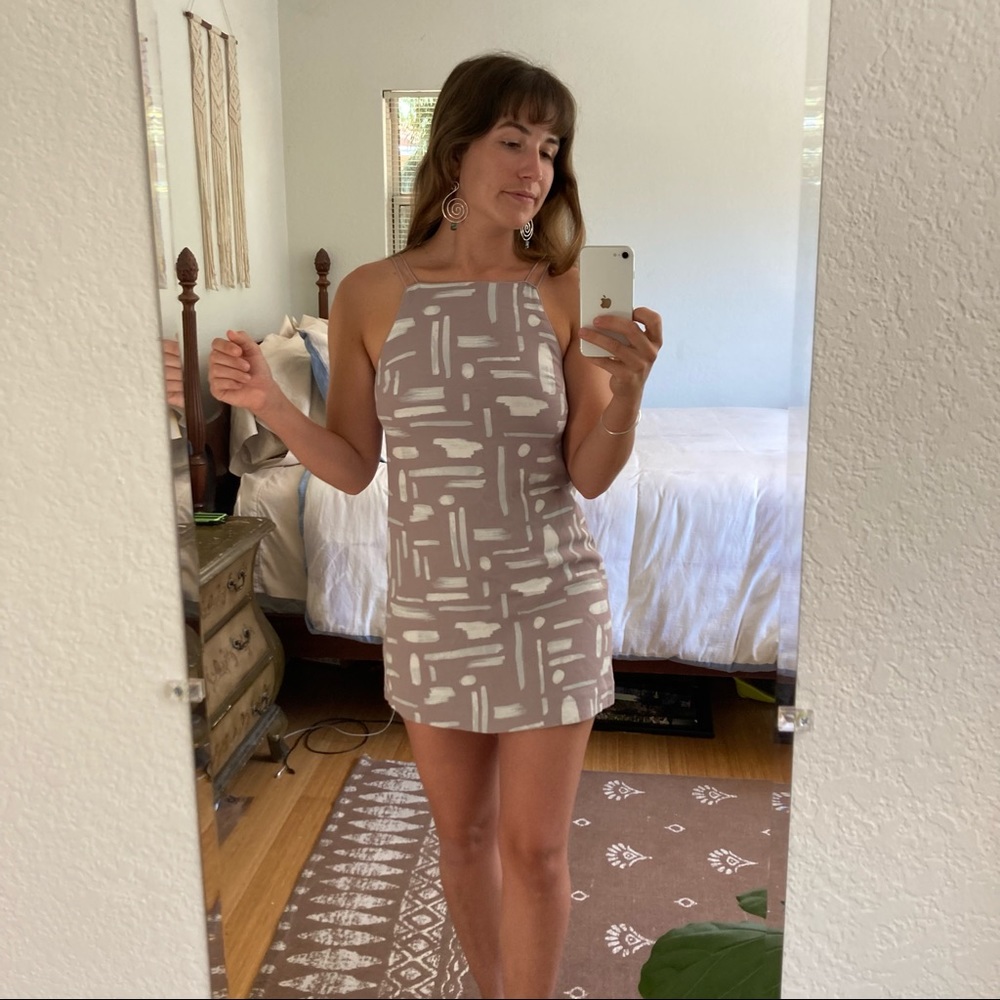 Brush stroke dress🐚